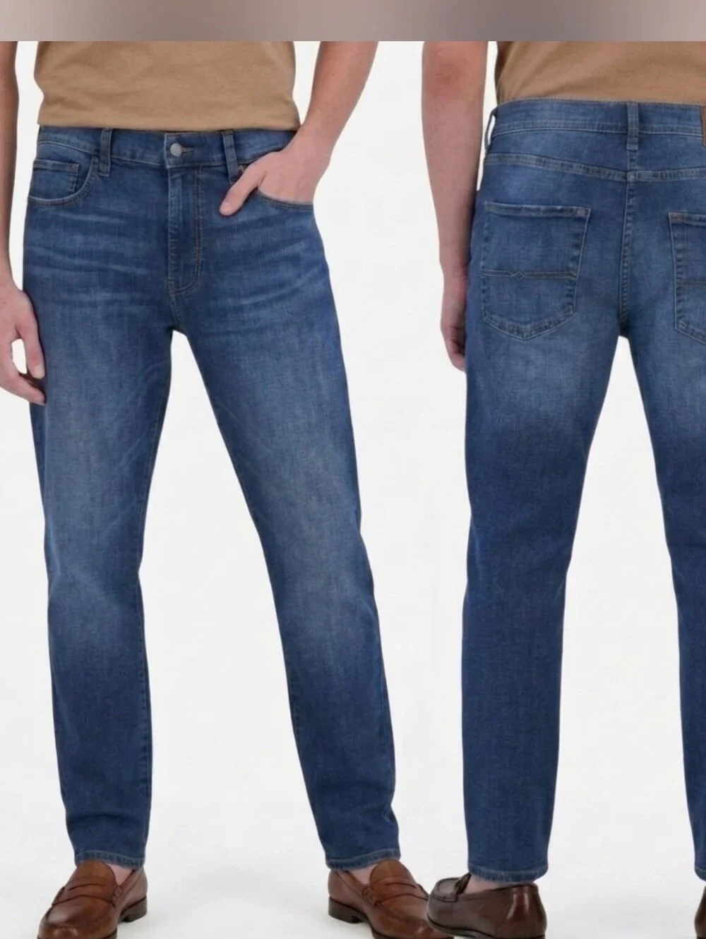 Lucky Brand 410 Athletic Straight Leg Men's 36x32 Stretch Denim Jeans